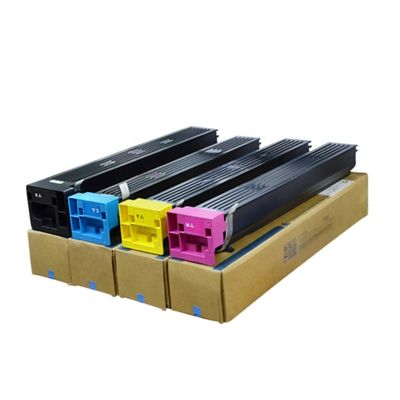 Konica Minolta Bizhub C654 C754용 미놀타 토너 카트리지, 흑백 시안 옐로우 마젠타 색상, 페이지 출력량 및 인쇄